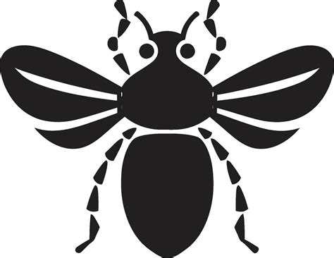 Beetle Majesty Insignia Graceful Insect Badge 33072925 Vector Art At