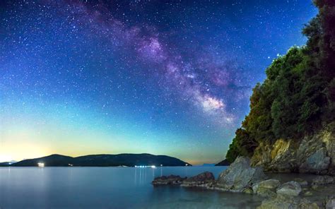 The Night Sky On The Greek Islands Rlandscapeastro