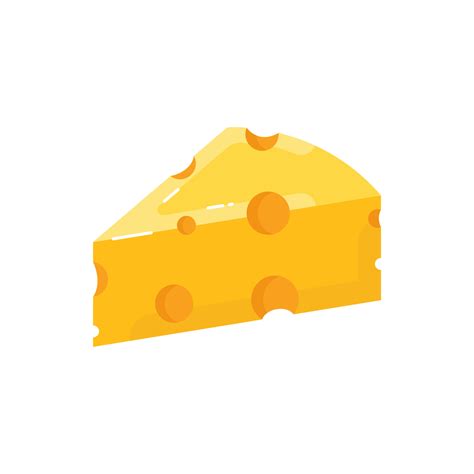 cheese flavor flat design icon. rounded, trendy, simple and modern