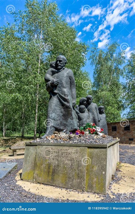 Traces Of Jewish Warsaw Korczak Memorial Editorial Photography