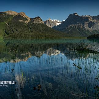 Kanada Wanderung Um Den Emerald Lake Im Yoho Nationalpark