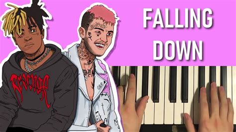 How To Play Lil Peep And Xxxtentacion Falling Down Piano Tutorial Lesson Youtube