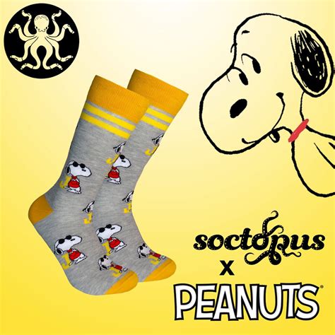 Snoopy Joe Cool Socks Socks Ts Novelty Socks Peanuts Inspired Footwear For Men And Women Fun