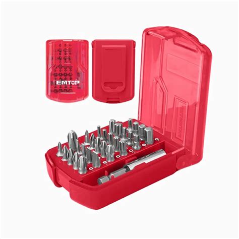 Emtop Screwdriver Bits Set 30 Pcs Endtoend Mu