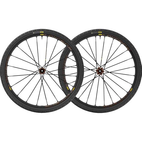 Mavic Allroad Pro Cl Disc Tubeless Road Wheel Set Black Bikeinn