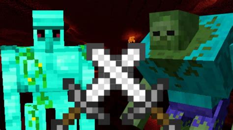 Zombie mutante Vs Gólem de diamante Minecraft YouTube