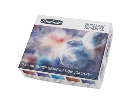 Schmincke Aquarellf Horadam Super Granulation Set Galaxie Tuben X