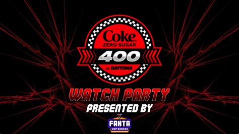 Coke Zero Sugar 400 Watch Party Presented By Fanta Cup Series Youtube