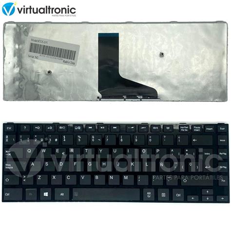 Teclado Toshiba C C L Con Marco Brillante Virtual Tronic