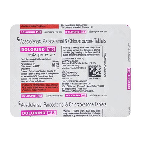 Buy Dolokind Mr Tablet Kauverymeds