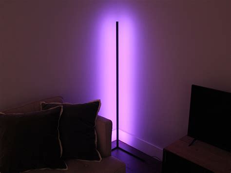 Lamp Depot Minimalist Led Corner Floor Lamp Neowin