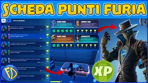 Sfide Furia Npc Incarichi Scheda Punti Fortnite Stagione Come