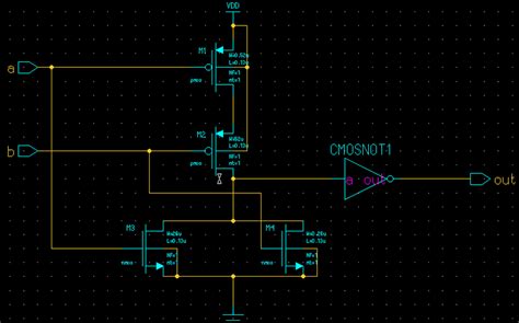 Circuit Diagram Of Cmos And Gate Circuit Diagram