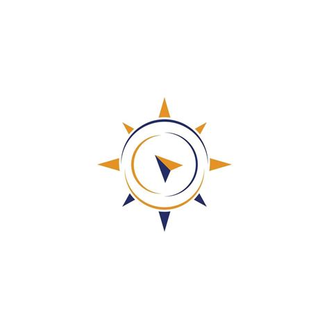 Compass Logo And Symbol With Vector Concept Illustration Template