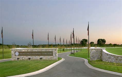 Great Lakes National Cemetery - The LA Group Landscape Architecture and ...