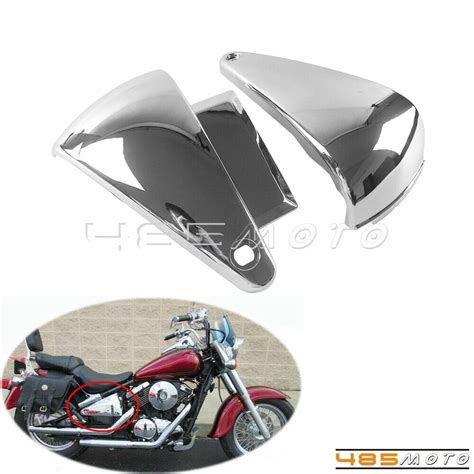 Chrome Battery Side Fairing Covers Fit For Kawasaki Vulcan 400 Vn400 1995 2004 Ebay