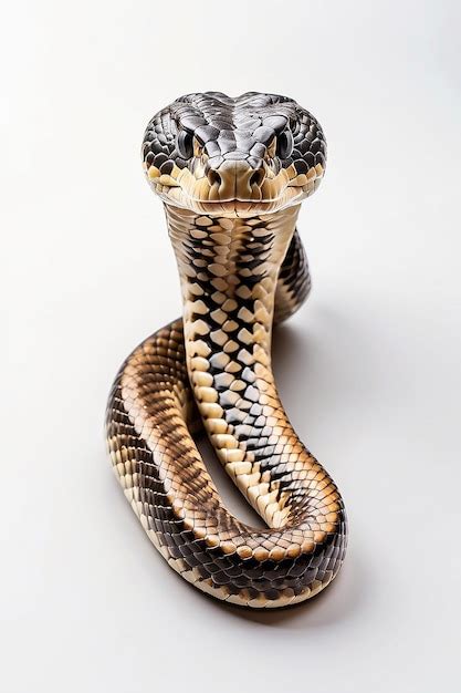 Premium Photo King Cobra The Worlds Longest Venomous Snake Isolated