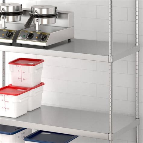 Regency Spec Line Wide Nsf Stainless Steel Solid Shelf