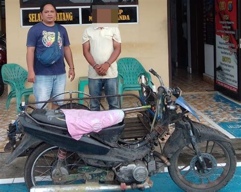 Polisi Ringkus Pencuri Molen Cor Beton Kantor Lurah Simalungun