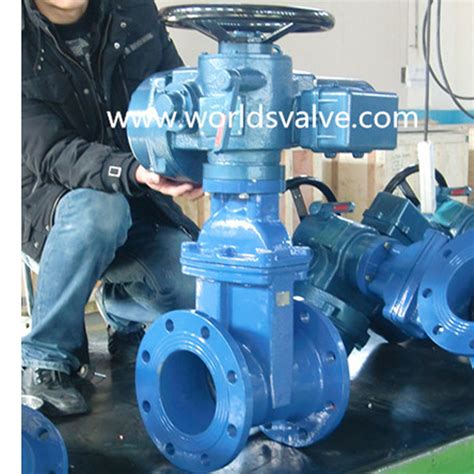 Electrical Resilient Seated Solid Wedge Gate Valves Pn Pn Lb