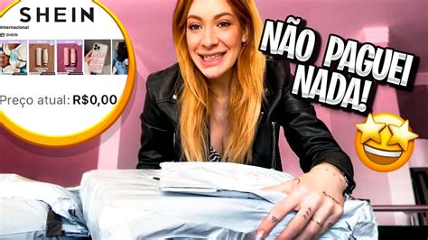 NÃO PAGUEI NADA NESSAS COMPRAS DA SHEIN tem muita coisa YouTube