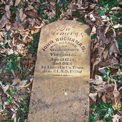 John Buchanan Find A Grave Memorial Grave Memorials