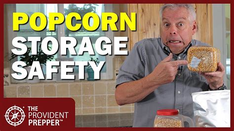 Food Scientist Expounds On Long Term Popcorn Storage Safety YouTube