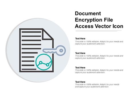 Document Encryption File Access Vector Icon Ppt Powerpoint Presentation Inspiration Guidelines