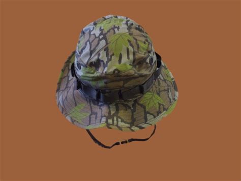 Trebark Leaf Camouflage Boonie Hat Hunting Camo Type II Hot Weather U ...