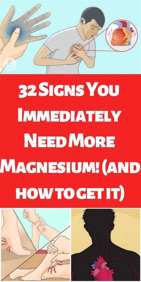 32 Signs You Immediately Need More Magnesium And How To Get It In 2020 Magnesium Health