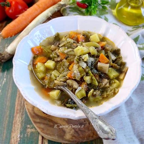 Minestrone Di Verdure Gustoso E Saporito Con Pochissime Calorie