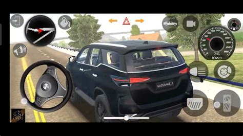 Z Black Fortuner Offroading In Farms Indian Car Simulator D