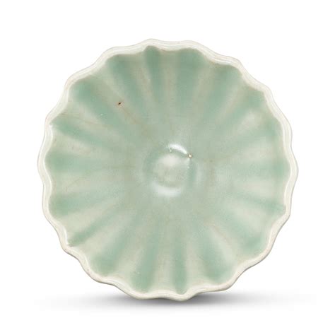 A Longquan Celadon Chrysanthemum Cup Southern Song Yuan Dynasty