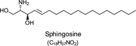 Structure of sphingosine. | Download Scientific Diagram