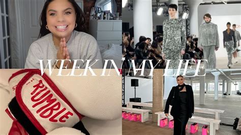 WEEK IN MY LIFE My First NYFW Show Chit Chat Grwm Trying Rumble