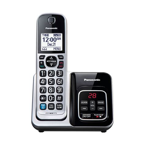 Panasonic Bluetooth Pairing Cordless Phone System Digital Answering ...