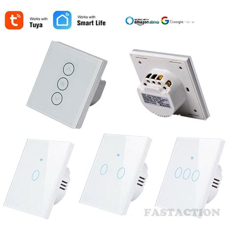 Tuya Smart Life App Gang Wifi Switch Uk Touch Dimmer Light