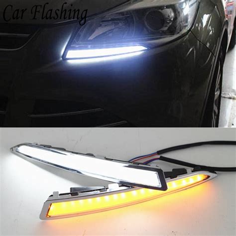 Car Flashing Pcs Drl For Ford Kuga Escape Daytime