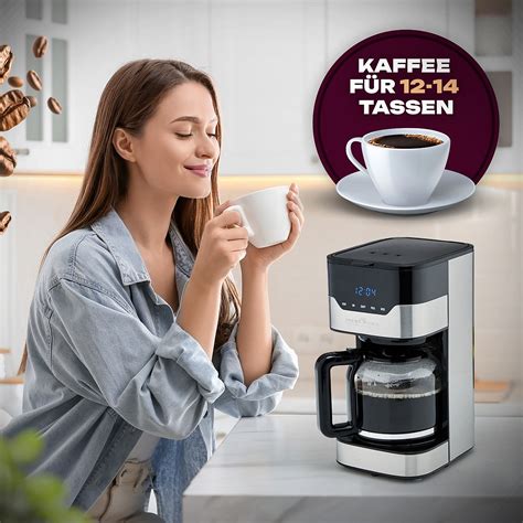 Profi Electro De Proficook Kaffeeautomat Pc Ka Edelstahl Schwarz