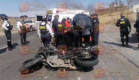 Motopatrullero De La Policia Morelia Sufre Un Accidente En La Salida A