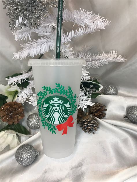 Christmas Starbucks Cup - Etsy