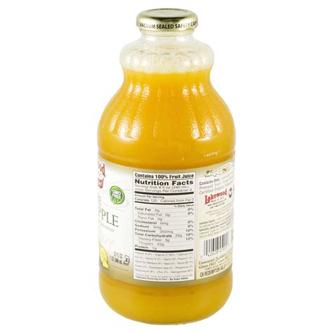 Lakewood Juice Organic Pure Pineapple Shipt