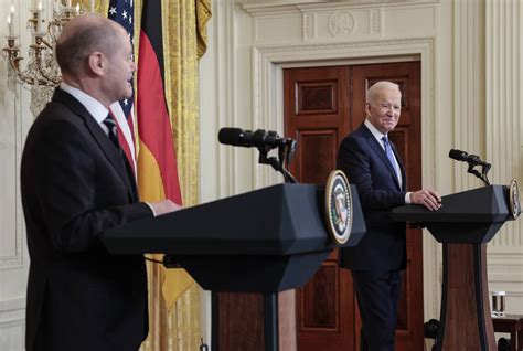 Biden Germanys Scholz Tout Unity On Ukraine Russia Standoff