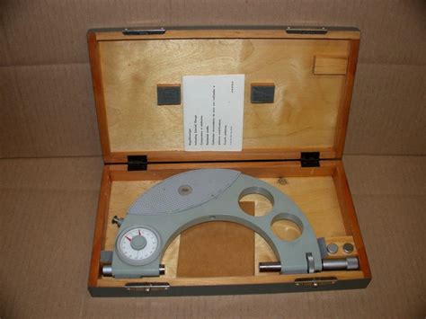 Carl Zeiss Jena 100 125mm Indicating Micrometer With Case 80207665