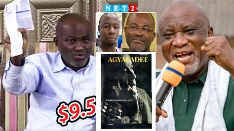 Break Hopeson storm Ken Agyapong premises with Agyapadeɛ Book Ahmed