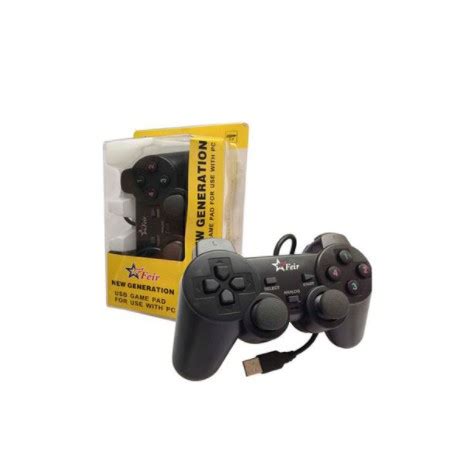 Controle Joystick Pc Usb Ps Feir Fr Preto Shopee Brasil