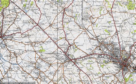 Historic Ordnance Survey Map of Houghton Regis, 1946