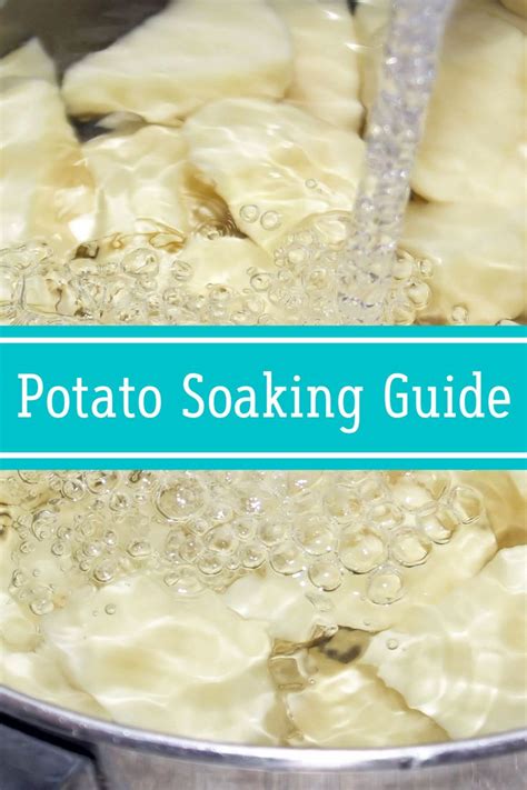 Soaking Potatoes Before Cooking