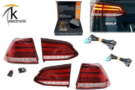 Vw Golf Variant Facelift Led R Ckleuchten Nachr Stpaket