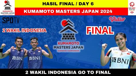 JORJI Vs AKANE FAJRI Vs HOKI KOBAYASHI Jadwal Final Jepang Master